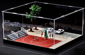 Miniature Scene Basketball Court (Diecast Car)