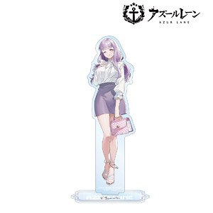 Azul Lane [Especially Illustrated] Plymouth Summer Fashion Ver. Big Acrylic Stand (Anime Toy)