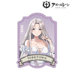 Azul Lane [Especially Illustrated] Yorktown Summer Fashion Ver. Travel Sticker (Anime Toy)
