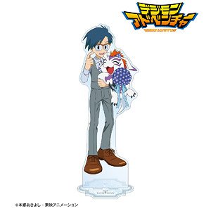 Digimon Adventure [Especially Illustrated] Joe Kido & Gomamon 25th Anniversary Ver. Extra Large Acrylic Stand (Anime Toy)
