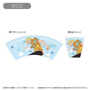 ONE PIECE メラミンカップ サンジ (キャラクターグッズ)