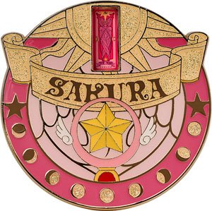 カードキャプターさくら25周年 メタルバッジ 星の鍵 (キャラクターグッズ)