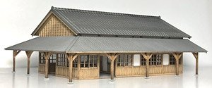 1/80(HO) Small Station House from the Meiji Period Paper Kit (Unassembled Kit) (Model Train)