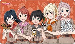 ラブライブ！虹ヶ咲学園スクールアイドル同好会 東武動物公園コラボ 描き下ろし 2年生 サファリルックver. マルチデスクマット (カードサプライ)