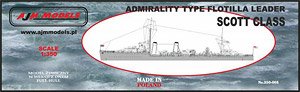 Admirality Type Flotilla Leader Scott Class 1918 (Plastic model)