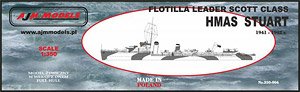 Flotilla Leader Scott Class HMAS Stuart 1941 (Plastic model)