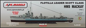 Flotilla leader Scott Class, HMS Mackay 1945 (Plastic model)