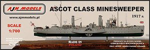 Ascot class minesweeper 1917 (Full Hull) (Plastic model)