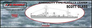Admirality Type Flotilla Leader Scott Class 1918 (Plastic model)