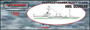Flotilla Leader Scott Class, HMS Douglas 1942 (Plastic model)