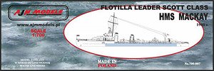 Flotilla Leader Scott Class, HMS Mackay 1945 (Plastic model)
