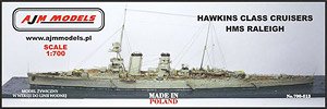 Hawkins Class Cruiser, HMS Raleigh (Plastic model)