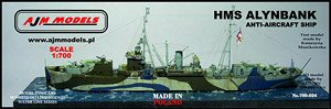 HMS Alynbank Anti-Aircraft Ship (Plastic model)