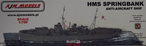 HMS Springbank Anti-Aircraft Ship (Plastic model)