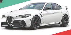 Alfa Romeo Giulia GTAm Trophy White (ミニカー)
