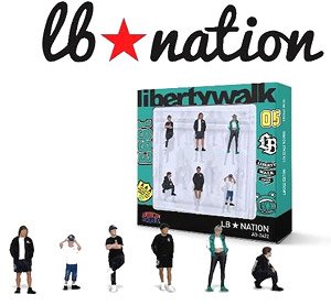 Figure Set - LB Nation (6 Pieces) (Diecast Car)