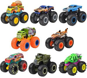 Hot Wheels Monster Trucks Assort 1:64 983B (set of 8) (Toy) (Diecast Car)