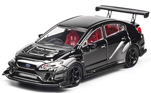 Subaru Varis Widebody 2.0 WRX Chrome Black (Diecast Car)