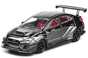 Subaru Varis Widebody 1.0 STI Chrome Black (Diecast Car)