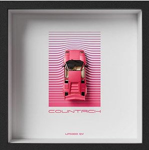 Countach LP5000 QV Pink Frame Type (Diecast Car)