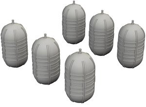 WW.II 米軍機酸素ボンベ G-1型 (6個入) (プラモデル)