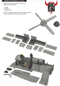 P-51D-5 エッセンシャルパーツセット (エデュアルド用) (プラモデル)