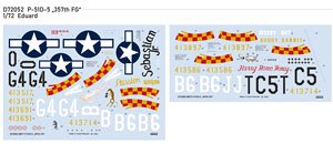 P-51D-5 `357th FG` Decal (Decal)
