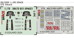 L-39C スペース内装3Dデカール w/エッチングパーツセット (エデュアルド用) (プラモデル)