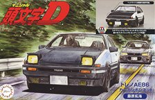 Treno AE86 Carbon Bonnet Takumi Fujiwara (Model Car)