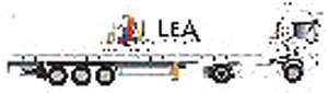 ルノー T520 ハイ 2021 トートライナー LEA LOGISTIQUE (ミニカー)