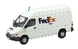 フレイトライナー スプリンター フェデックス (ミニカー)