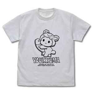 The Idolm@ster Shiny Colors Yourkuma T-Shirt White XL (Anime Toy)
