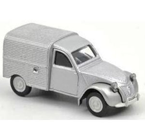 シトロエン 2CV フルゴネット シルバー (ミニカー)