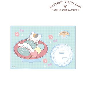 Natsume`s Book of Friends x Sanrio Characters Nyanko-sensei x Cinnamoroll Big Acrylic Stand w/Parts Ver. B (Anime Toy)