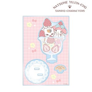 Natsume`s Book of Friends x Sanrio Characters Nyanko-sensei x My Melody Big Acrylic Stand w/Parts Ver. B (Anime Toy)