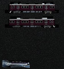 阪急8300系 (1次車・白ライト) 増結用先頭車2両セット (動力無し) (増結・2両セット) (塗装済み完成品) (鉄道模型)