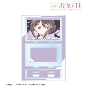 Puella Magi Madoka Magica Part 1: Beginnings/Part 2: Eternal Witch Homura Akemi Ani-Art Aqua Label Vol.2 Big Acrylic Stand w/Parts Ver. B (Anime Toy)