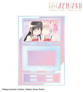 Puella Magi Madoka Magica Part 1: Beginnings/Part 2: Eternal Witch Madoka Kaname & Homura Akemi Ani-Art Aqua Label Vol.2 Big Acrylic Stand w/Parts (Anime Toy)