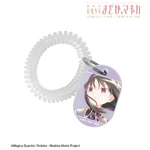 Puella Magi Madoka Magica Part 1: Beginnings/Part 2: Eternal Witch Homura Akemi Ani-Art Aqua Label Vol.2 Locker Key Style Acrylic Key Ring (Anime Toy)
