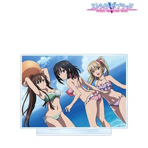 Strike the Blood Final Yukina Himeragi & Asagi Aiba & Sayaka Kirasaka Big Acrylic Stand (Anime Toy)