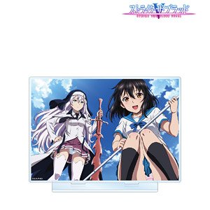 Strike the Blood Final Yukina Himeragi & Kasugaya Shizuri Castiella Big Acrylic Stand (Anime Toy)