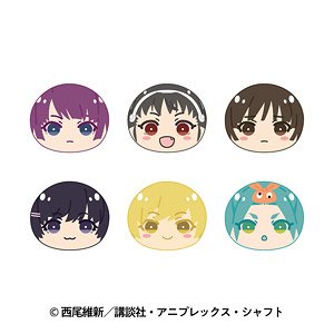 ＜物語＞シリーズ おまんじゅうにぎにぎマスコット (6個セット) (キャラクターグッズ)