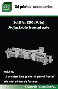 Sd.Kfz.250 (アルテ) 可動式フロント アクスル (タコム用) (プラモデル)