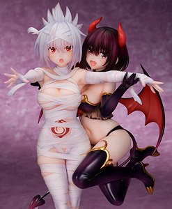 Ayakashi Triangle Matsuri Kazamaki & Suzu Kanade & Shirogane (PVC Figure)