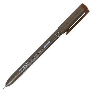 Too.Multiliner Sepia 0.3mm (Paint)