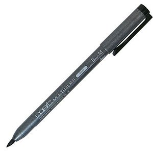Too.Multiliner Brush Black BM (M Size) (Paint)