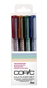 Too.Multiliner Color Set 0.3mm (4pieces) (Paint)