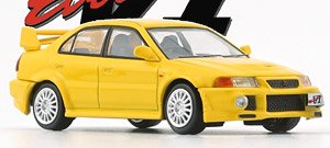Mitsubishi Lancer Evolution V / VI Yellow RHD (Diecast Car)