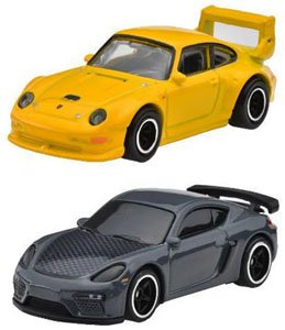 Hot Wheels Premium 2 packs Porsche 993 GT2 / Porsche 718 Cayman GT4 (Diecast Car)