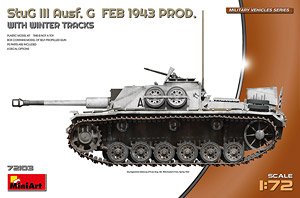 StuG III Ausf. G FEB 1943 PROD. WITH WINTER TRACKS (Plastic model)